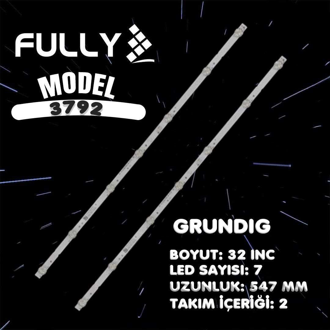 FULLY SET-3792 ARÇELİK GRUNDIG 32 INC 2 ADET (SET) TV LED BAR 1