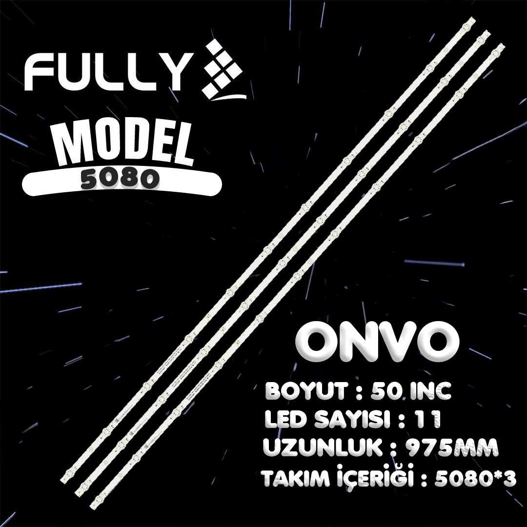 FULLY-SET-5080 ONVO 50 INC 3 ADET(SET) TV LED BAR 1