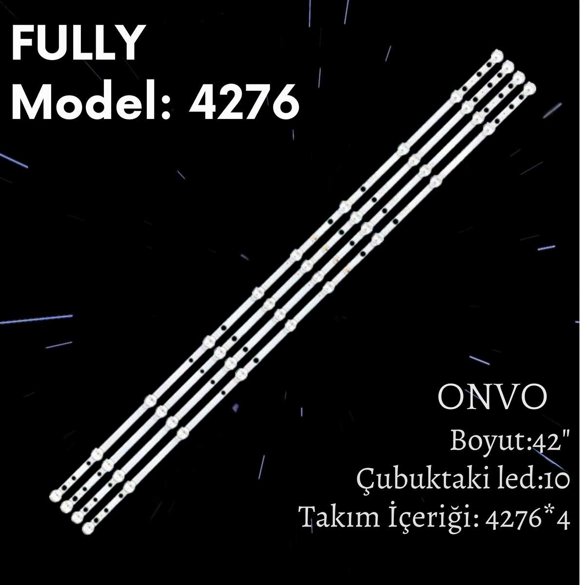 FULLY-4276 ONVO OV42250 SABA SB42250 LED BAR , Fenoti FN43250 LED BAR , JAMESON JS-4300 LED BAR,KAMASONİC KS-1143 MS-L4021 V2 1