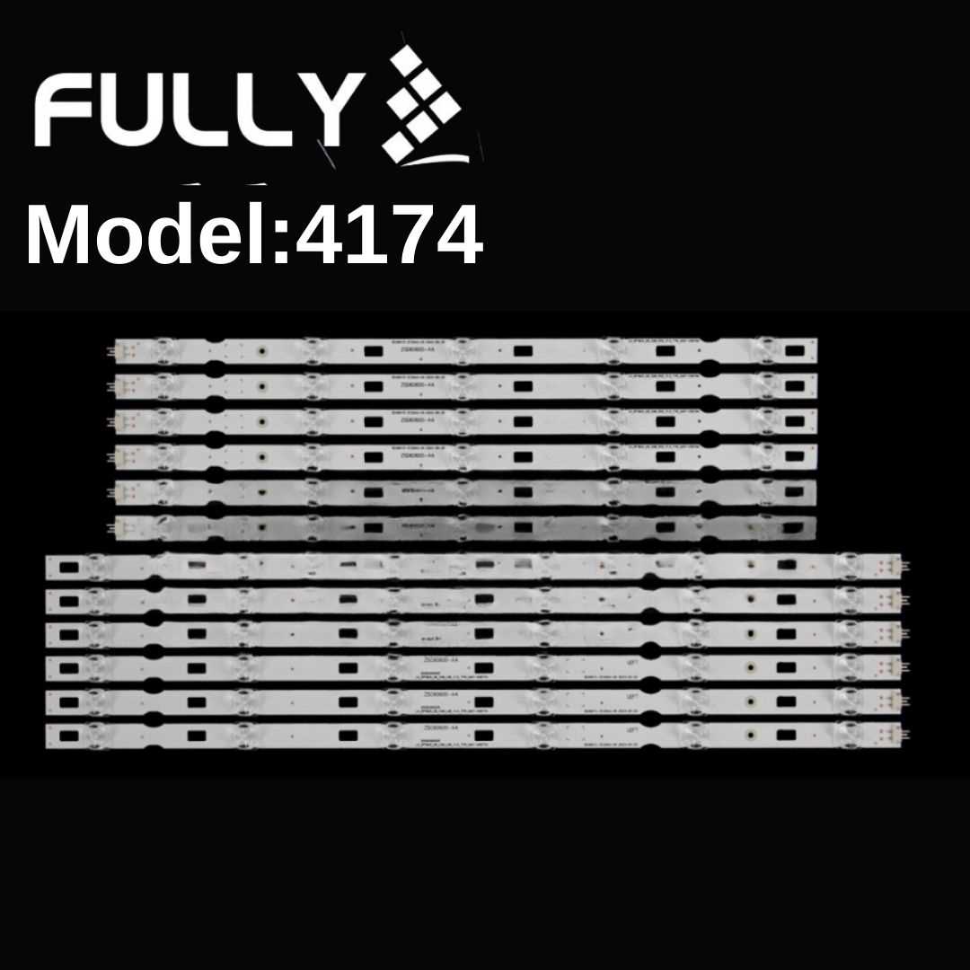 FULLY-SET SET-4174 49D11L,R-ZC29AG-05, Arçelik, A49A950A, A49A955A, A49B970A,Beko, B49B970A, B49A955A, B49A950A TV LED BAR 1