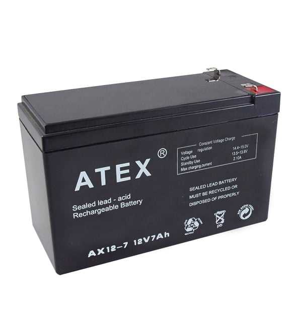 Atex 12V 7A AKÜ 1