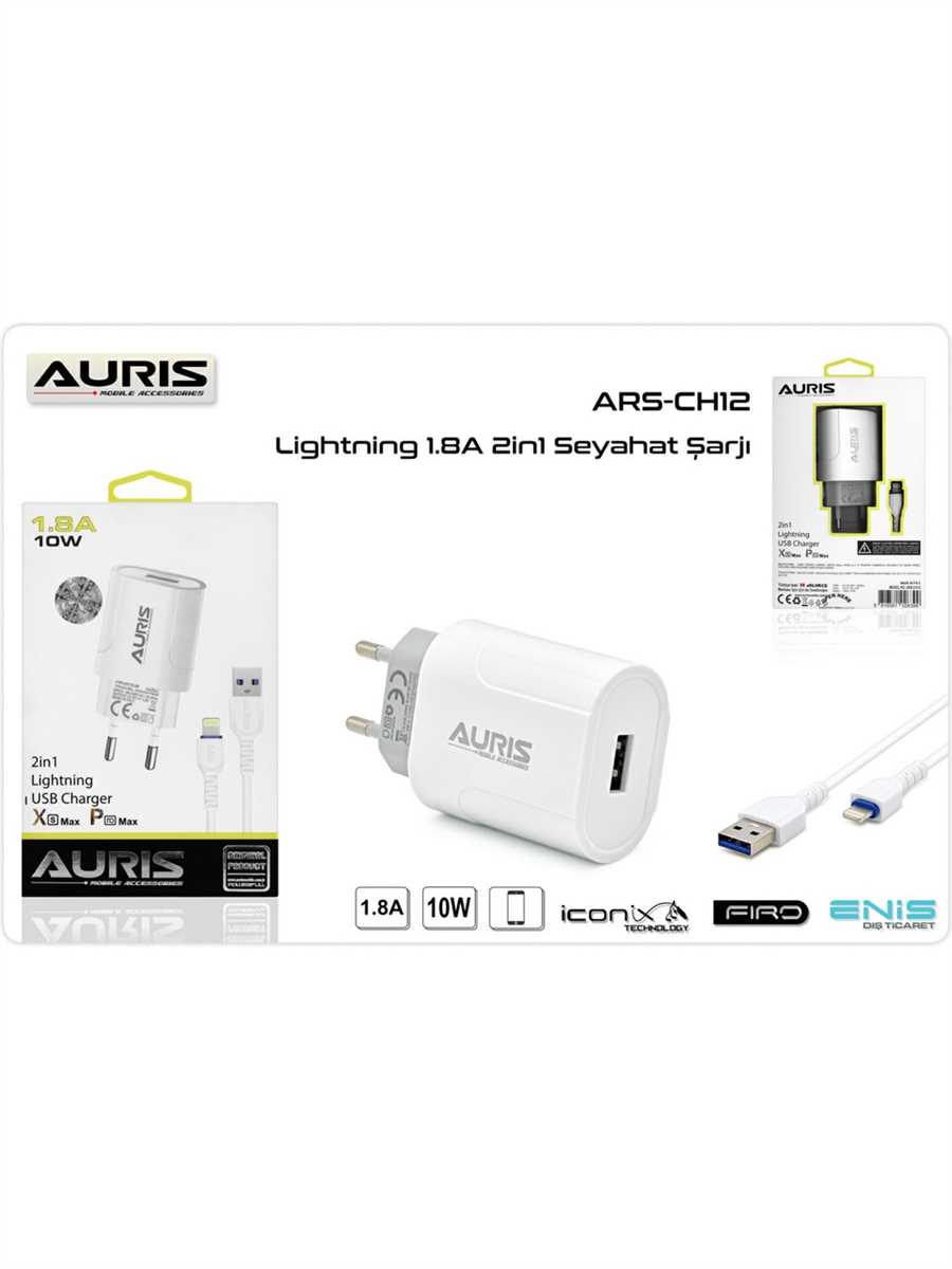 Aurıs CH12 Ligtning Set 2.4A 1