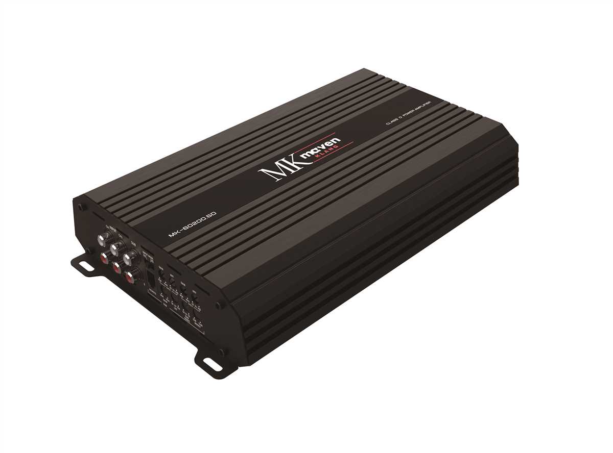 MK MAVEN KLANG MK-60200.5D 5 KANAL 4X60+200W D CLASS POWER CAR AMPLIFIER 1