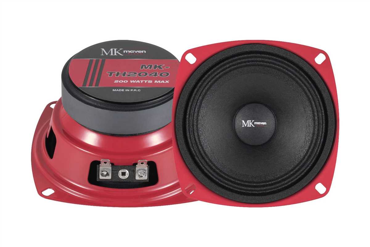 MK MAVEN KANG MK-TH2040 THOR SERIES 80 RMS 10 CM MİDRANGE HOPARLÖR TAKIMI 1