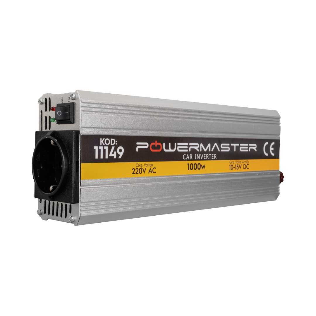 PowerMaster PM-11149 12V-1000W Modifiye Sinüs İnverter 1