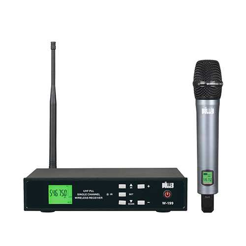 WÖLLER W-199E 1 EL MİKROFONLU KABLOSUZ UHF MİKROFON SETİ 1