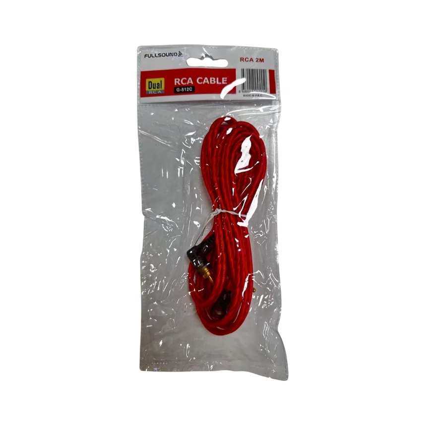 2 RCA 2 RCA 2 MT L TİP KIRMIZI RENK 1