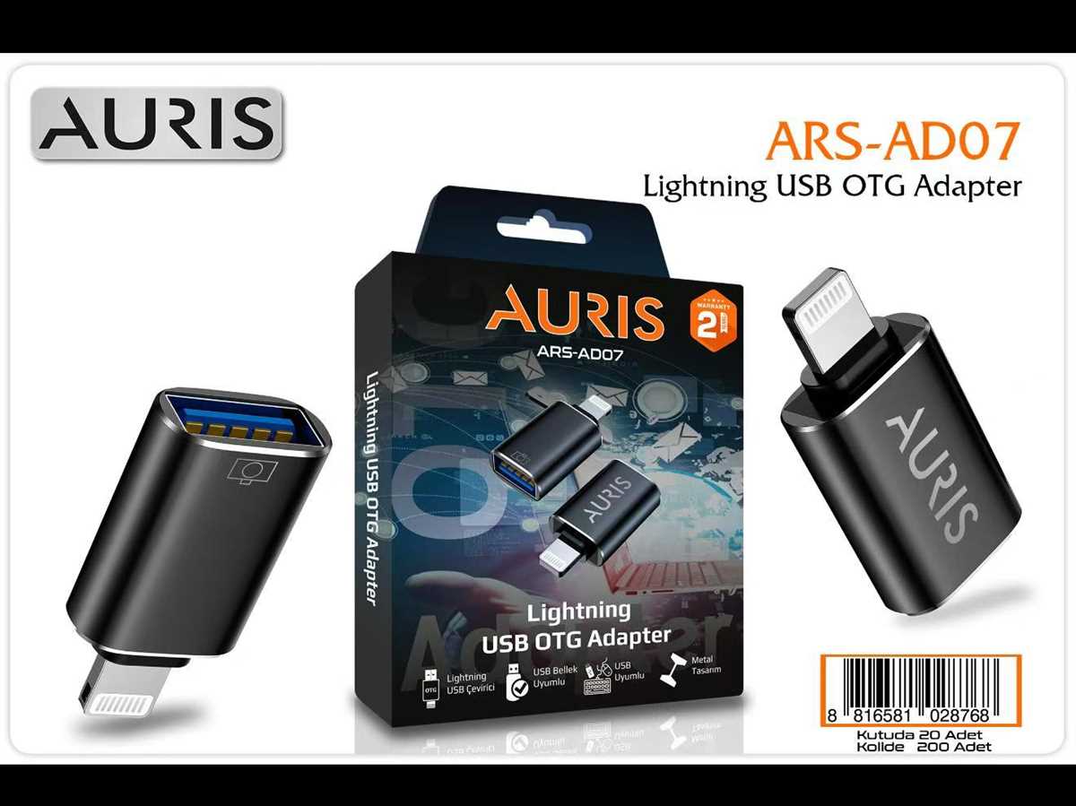 AURIS ARS-AD-07 IPHONE X OTG 1