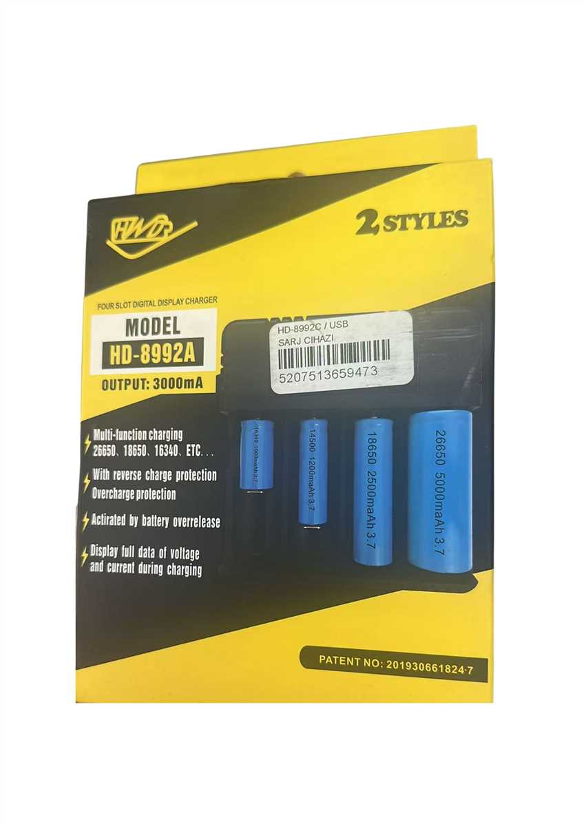 Hd8992C 4'LÜ 18650  Pil Şarj Cihazı 1