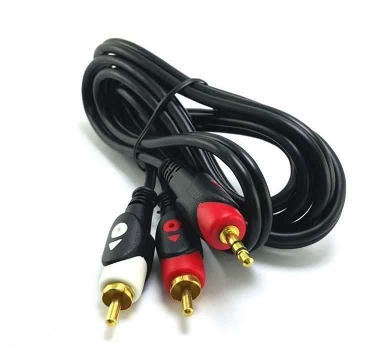 2 Rca 3.5mm Stereo 1.5mt Kablo 1