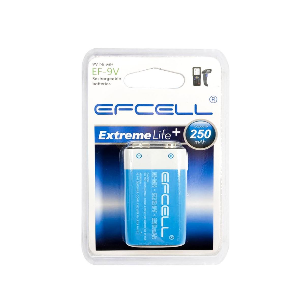 EFCELL EF- 9v 250 Mah Pil 1