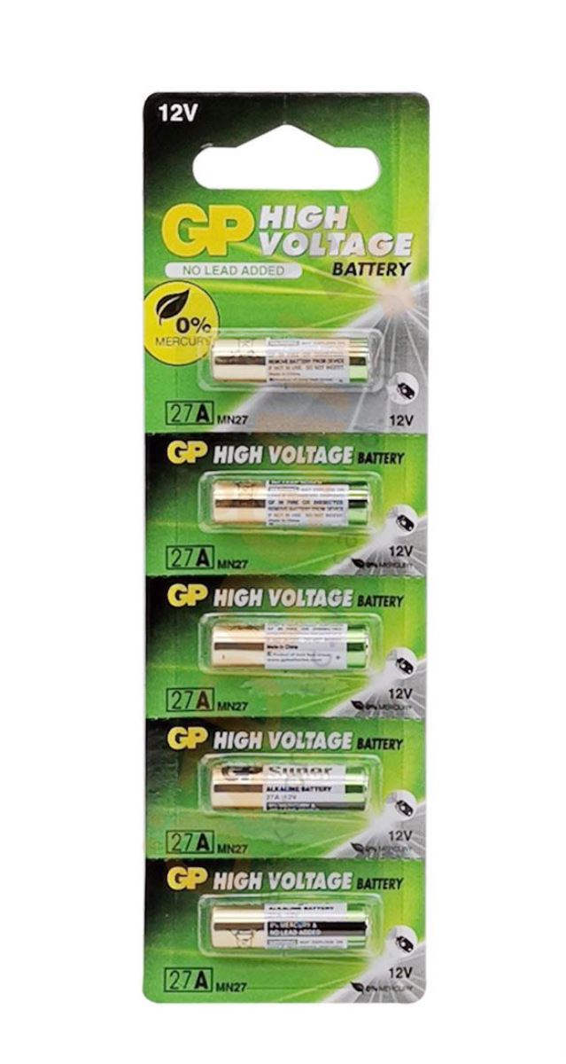 Gp 27A 12V Alkalin 5'Li Blister Paket Pil 1