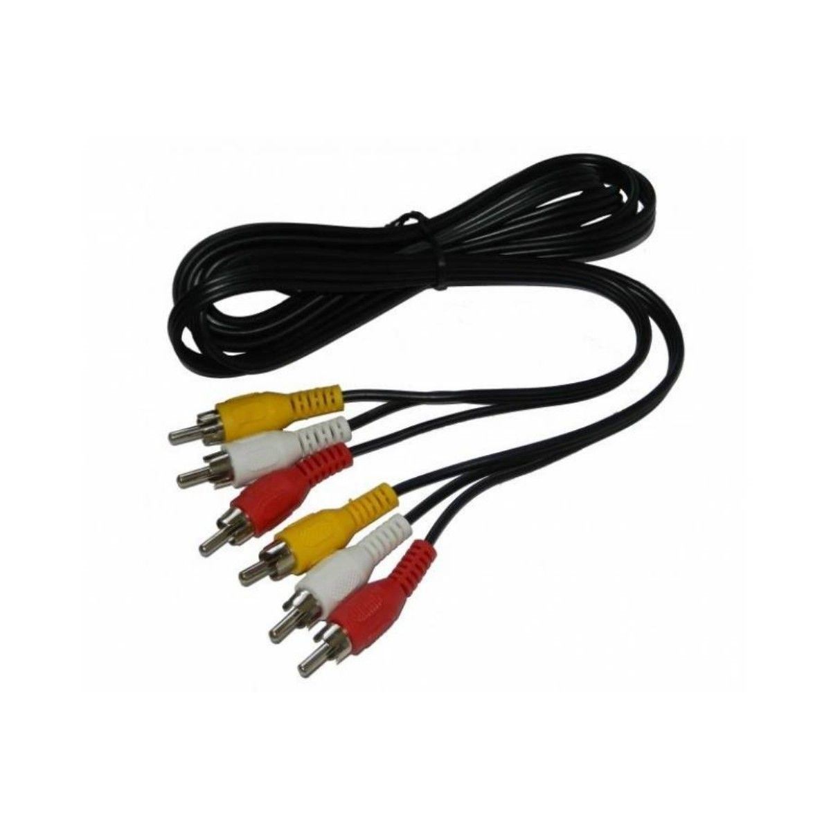 3 RCA 3 RCA 5 Metre Kablo 1