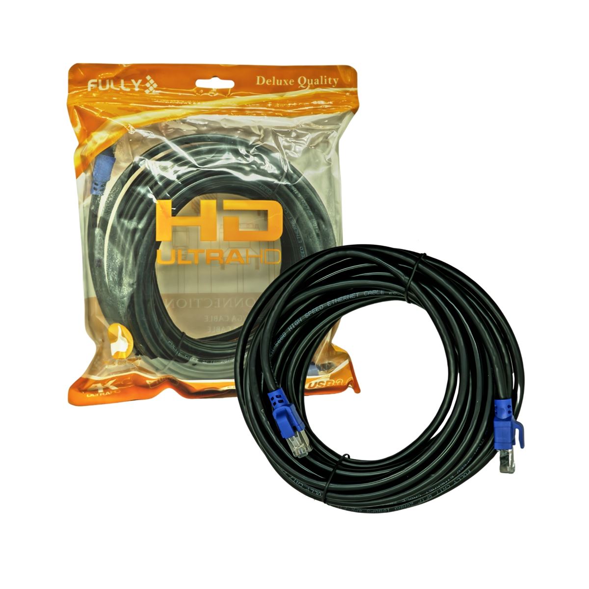 Cat7 Kablo 10 MT Siyah  S/FTP RJ45 Ethernet 1