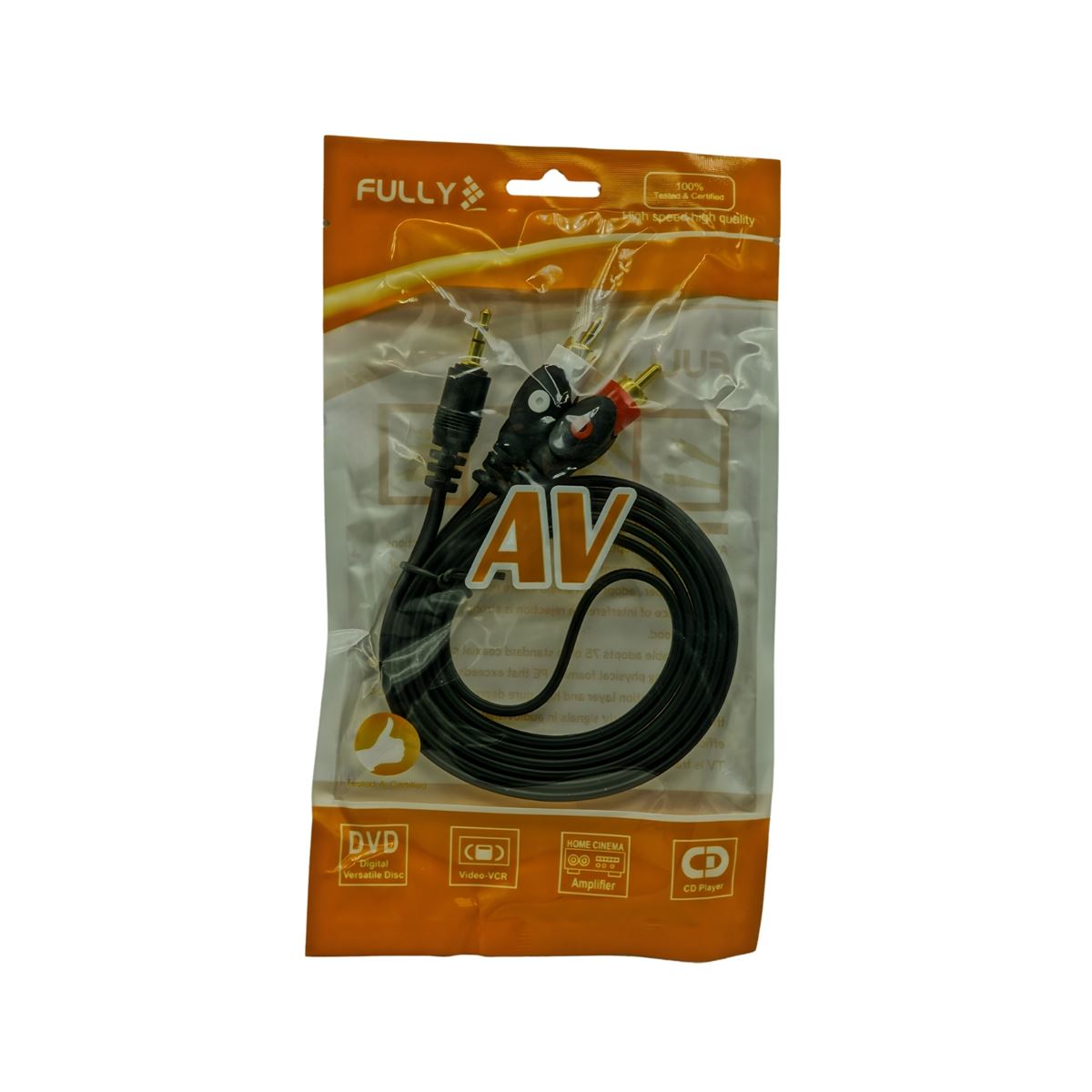 2 Rca 3.5mm Stereo 1.5mt Kablo 1