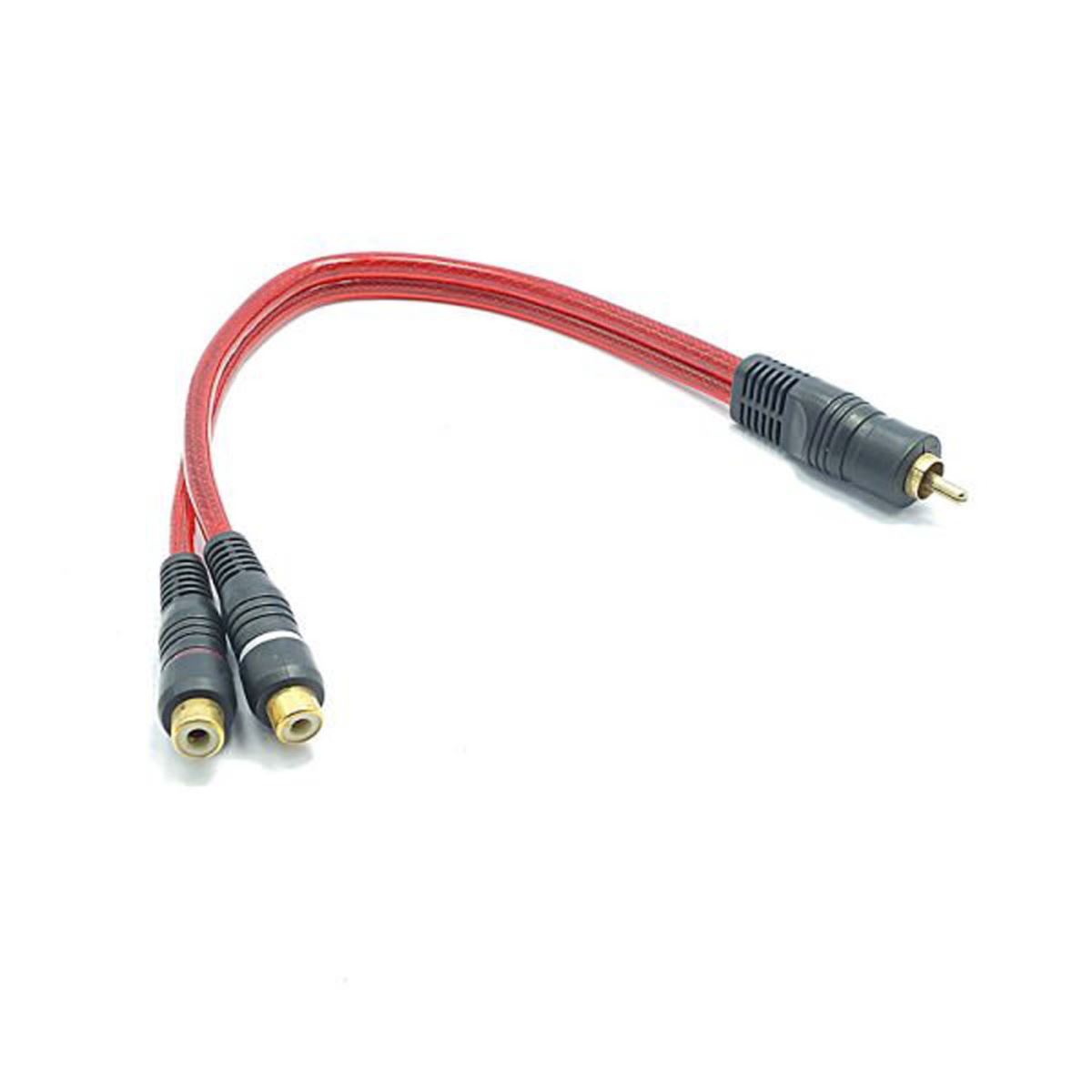 Anfi Y Kablo 2 Rca Dişi 1 Rca Erkek 30 CM 10 LU PAKET 1