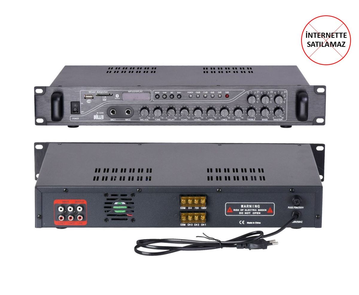 W-3200 Hat Trafolu 3 Bölge Mikser Amfi 1