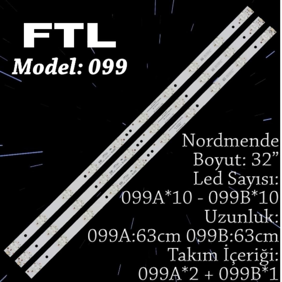 FTL SET-099 SANYO/TCL 32 INC / ADET (SET) TV LED BAR 1