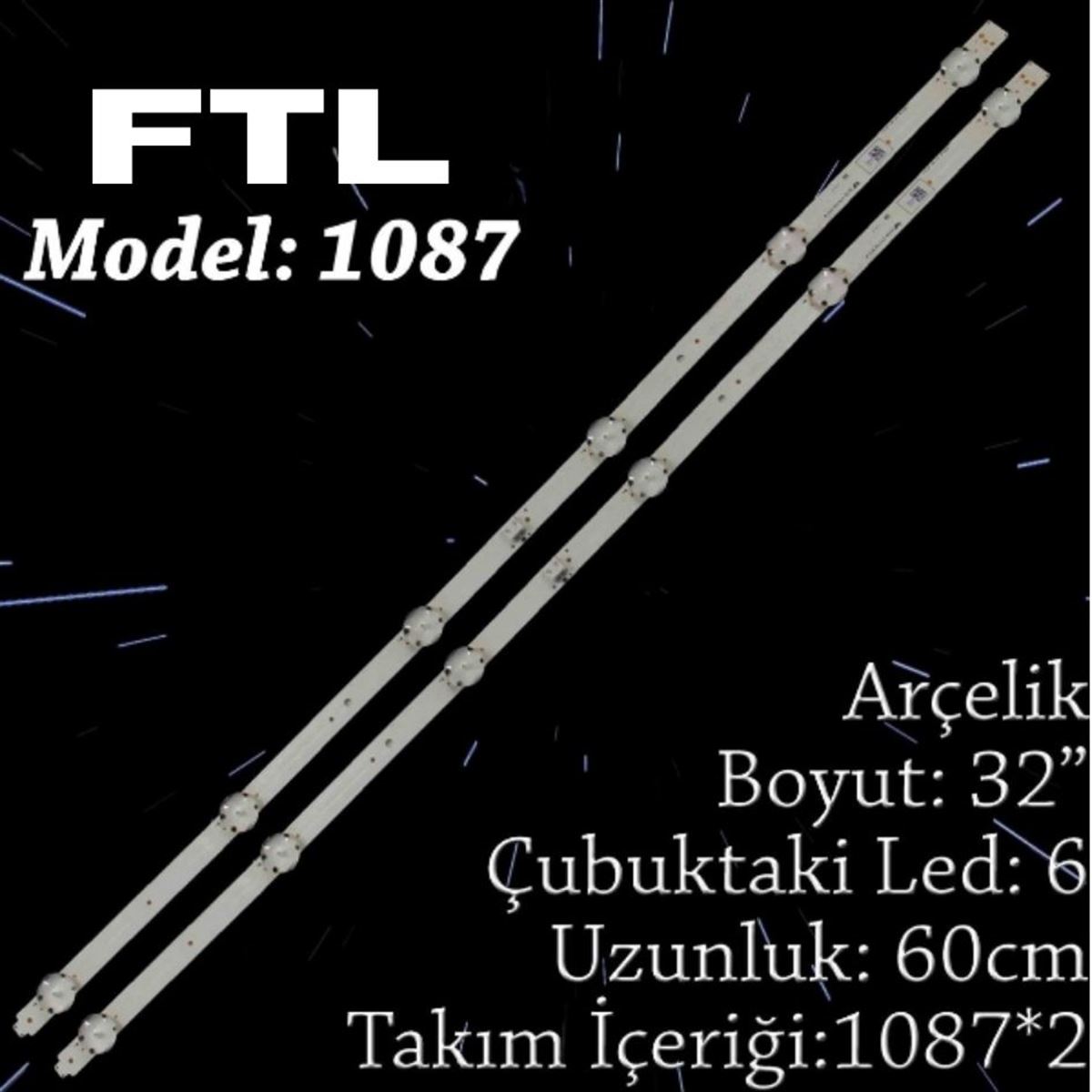 FTL SET-1087 ARÇELİK 32 INC 2  ADET (SET) TV LED BAR 1