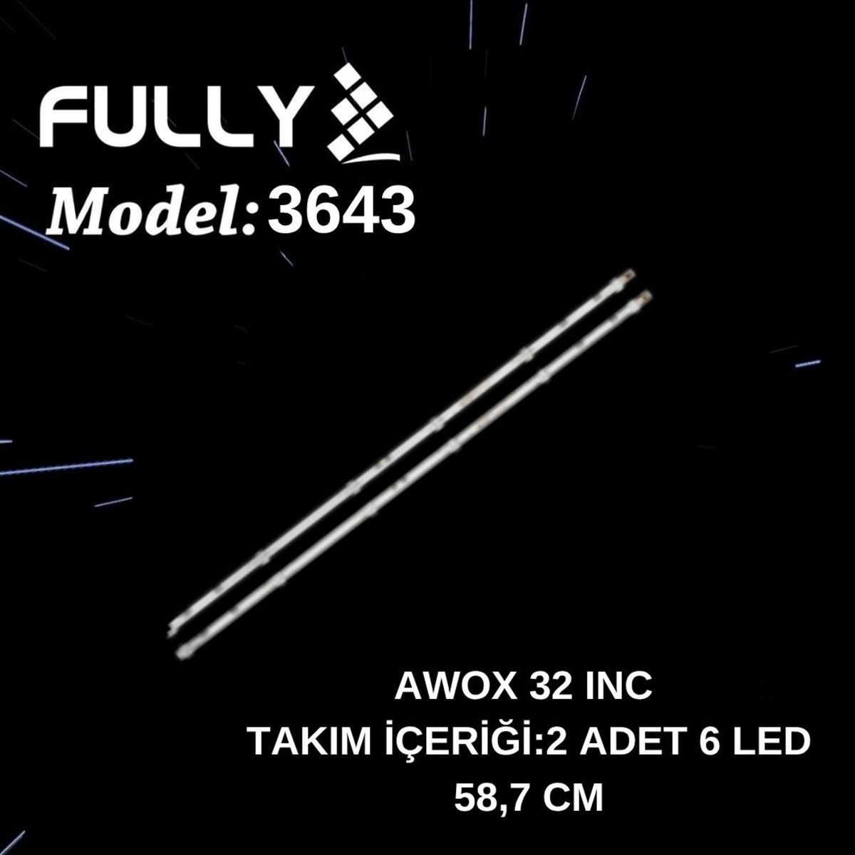 FULLY-SET-3643 AWOX, JASPER 32'' 2020 NEW GENARATION, 32PAN3282, XMNJ32D06-ZC22AG-03A, K320TU1P33, 303XM320032, TV LED BAR 1