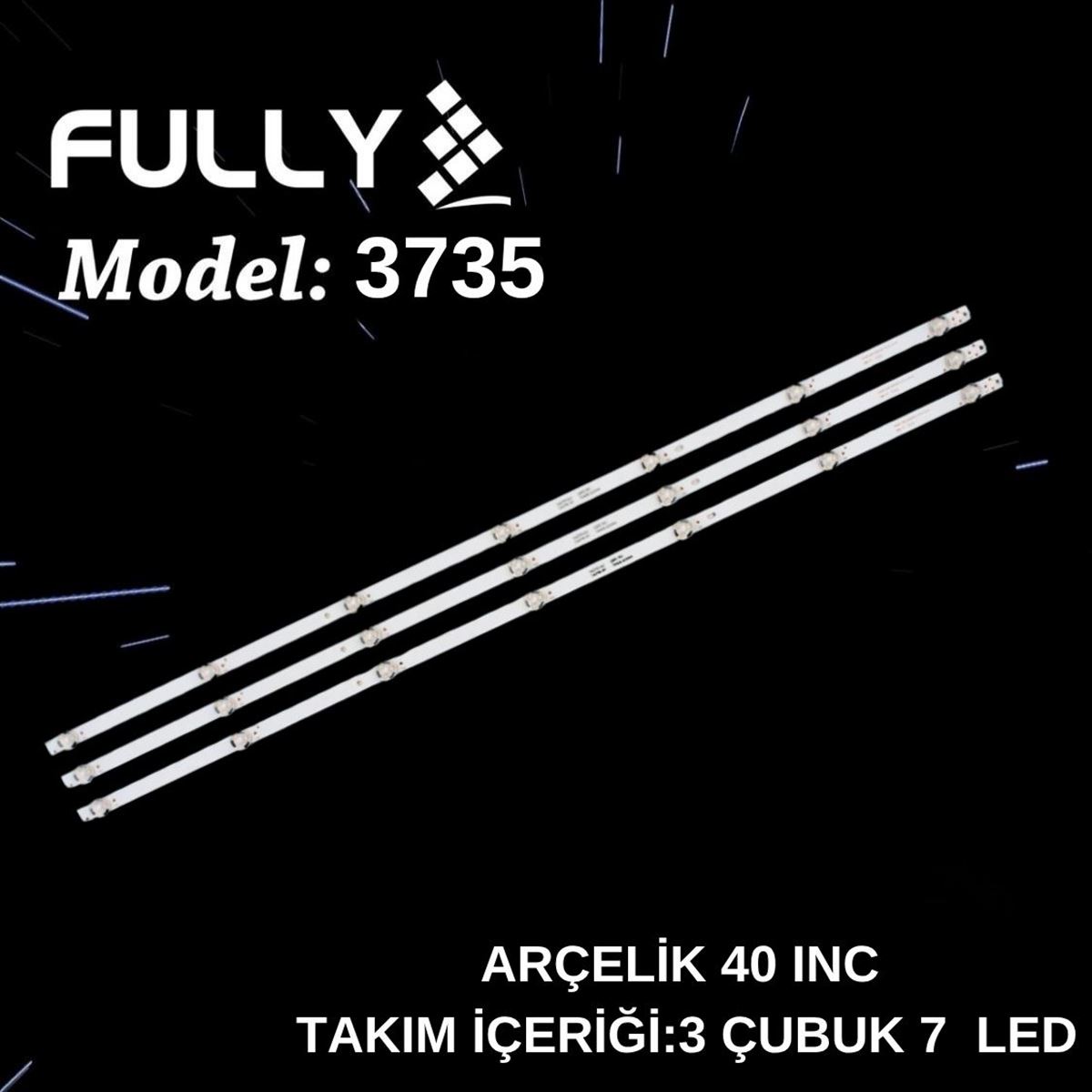 FULLY-SET-3735 BEKO, B40L 5845 4B, ARÇELİK, A40L 5846 4B, ALTUS AL40L 6925 4B, MS-L3729 V1 2019 TV LED BAR 1