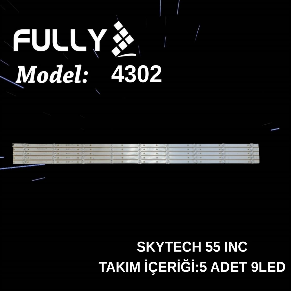 FULLY-SET-4302 SKYTECH, ST-5590DS, ST-5590 LED BAR BACKLIGHT, PANEL LEDLERİ, JL.D55091330-456DS-M_V01 1