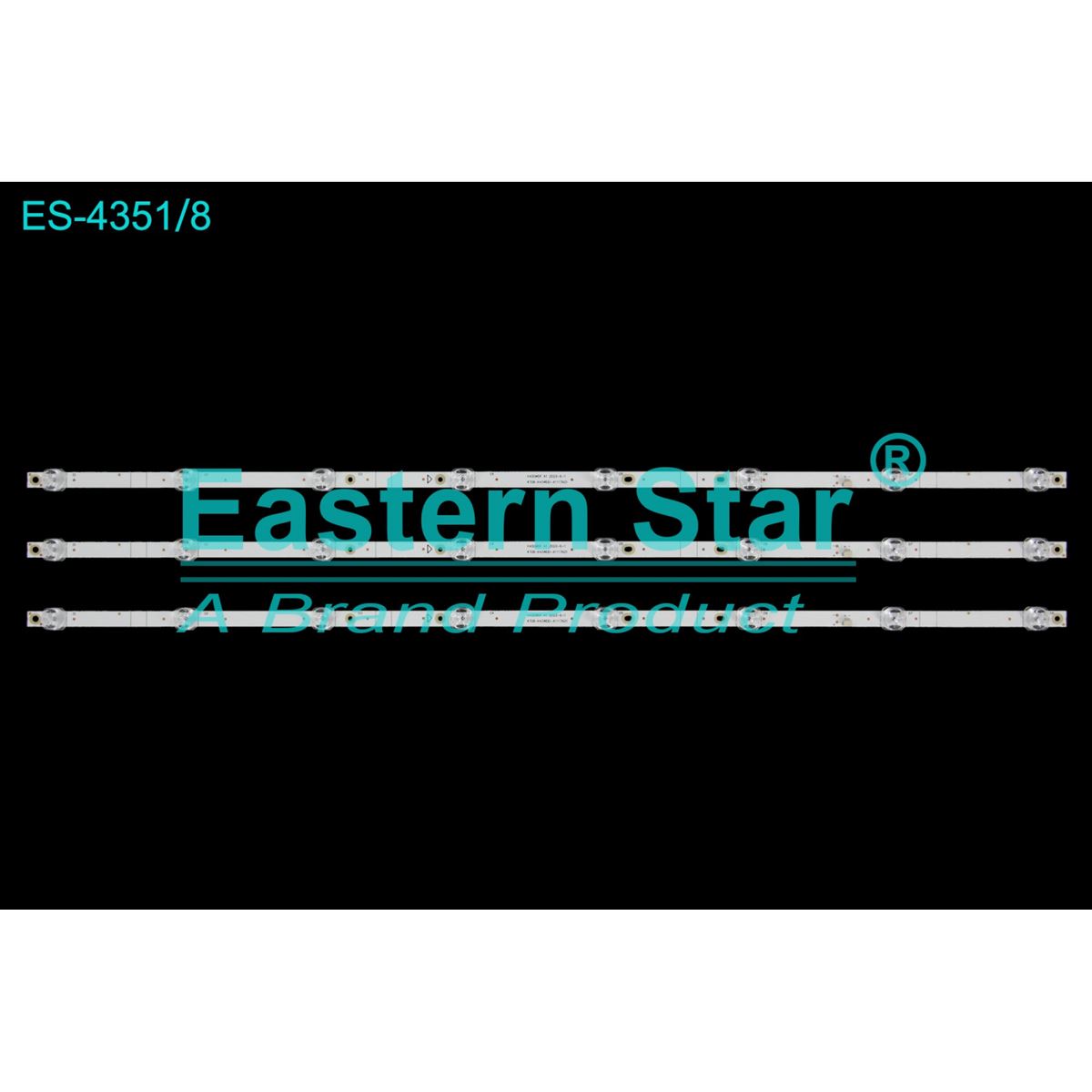 EASTERN 4351, DİJİTSU, K430WDF, A1 4708-K43WDD-A1117N11, 43D7000, 43DS7700, 43DS8800, TV LED BAR 1
