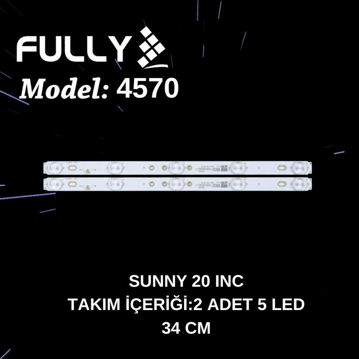 FULLY-SET-4570 SKYTECH, ST-2040YK, LED BAR, AXEN, AX020LD003-S2, SUNNY, SN020LD003-S2, SN20LED003/0202, LED BAR 1