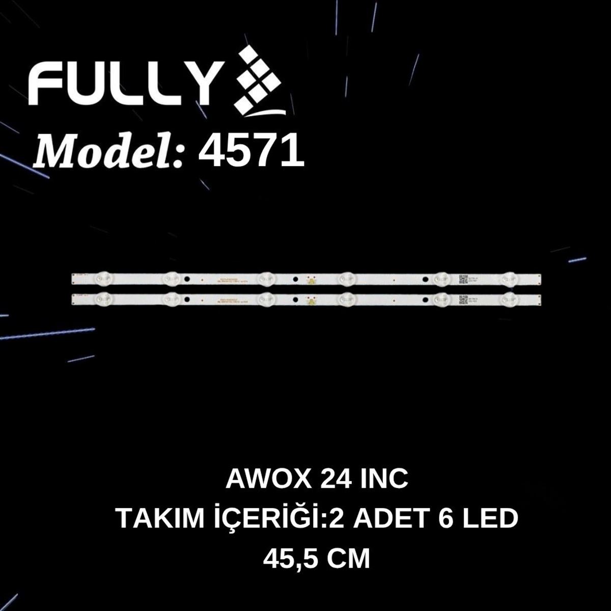 FULLY-SET-4571 AWOX 24 INC 2400STR LED BAR, PROFİLO 24PA200E , 3BL-M4544102-13W12, TV LED BAR 1