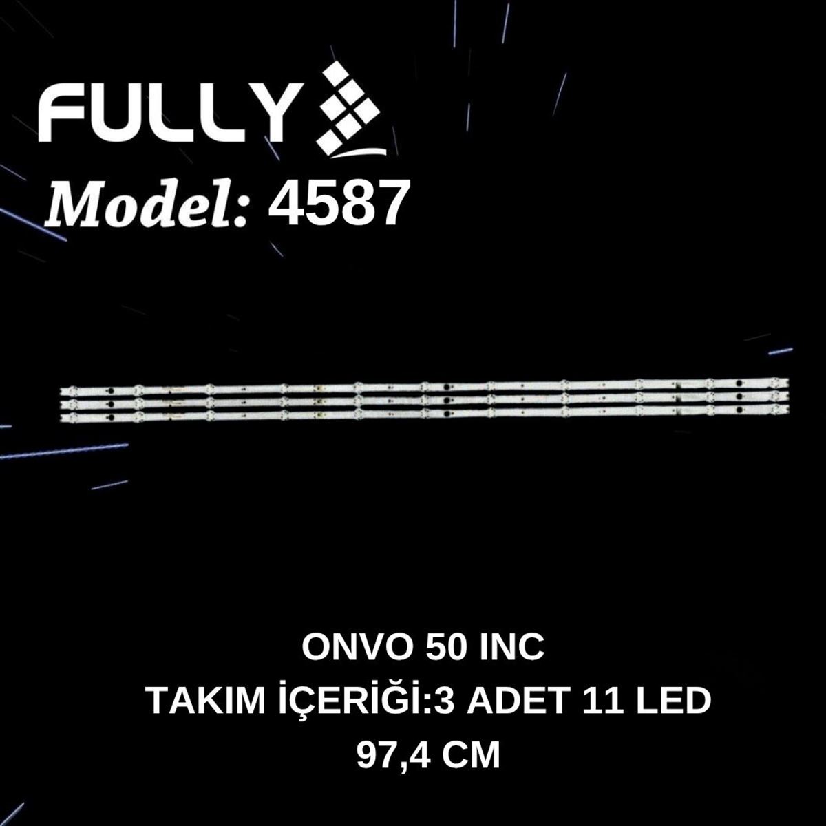FULLY-SET-4587 ONVO 50 INC ONVO OV50F351 LED BAR , SABA SB50F351LED BAR , NORMENDE NM50F351 TV LED BAR 1