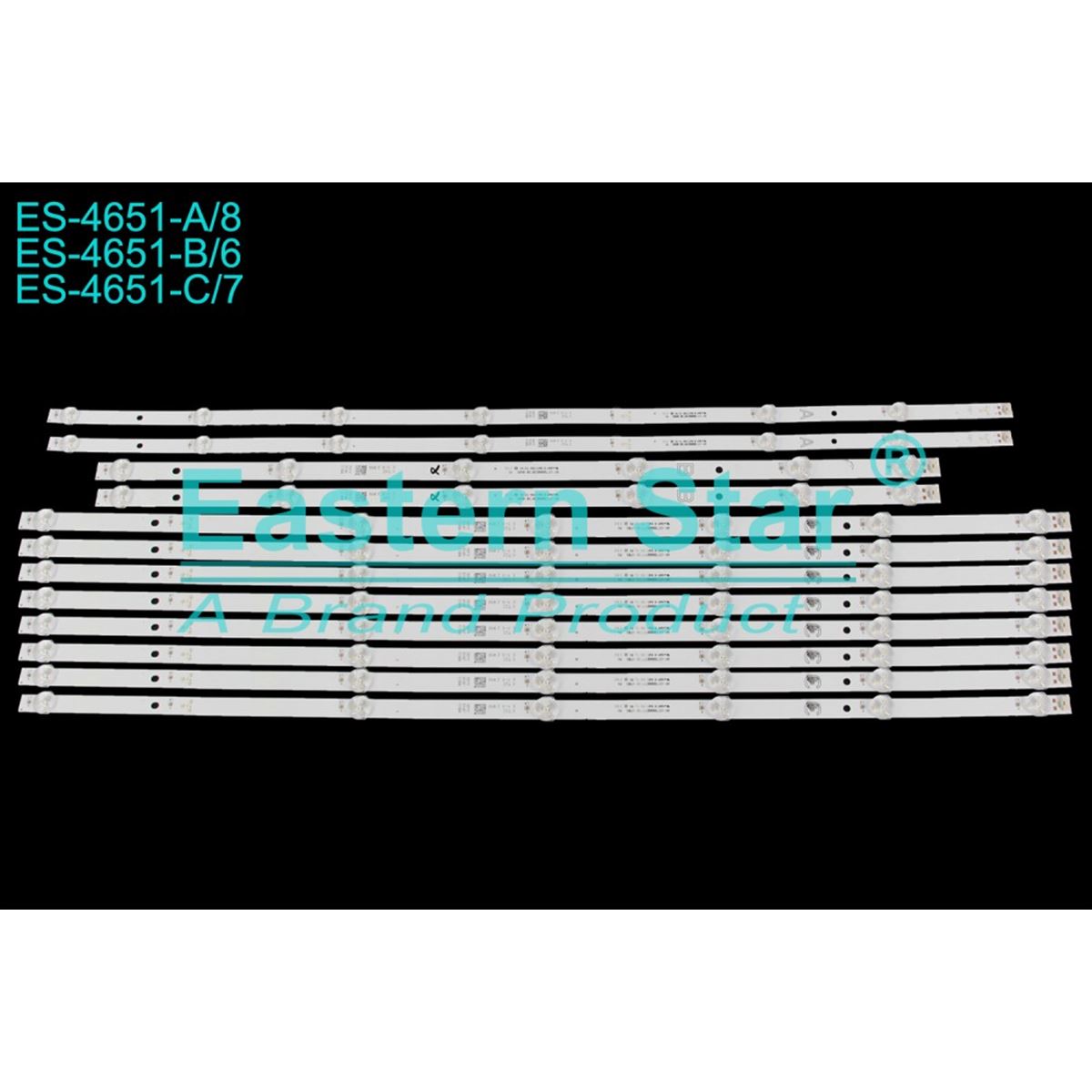 FULLY-SET-4651 REGAL 70 INC 70U9600, 70UA9630, 70Q9500TE, 70Q9700TT, 70QA9700, 70QA9701, 70QG9840, 70QA5D63DT TV LED BAR 1