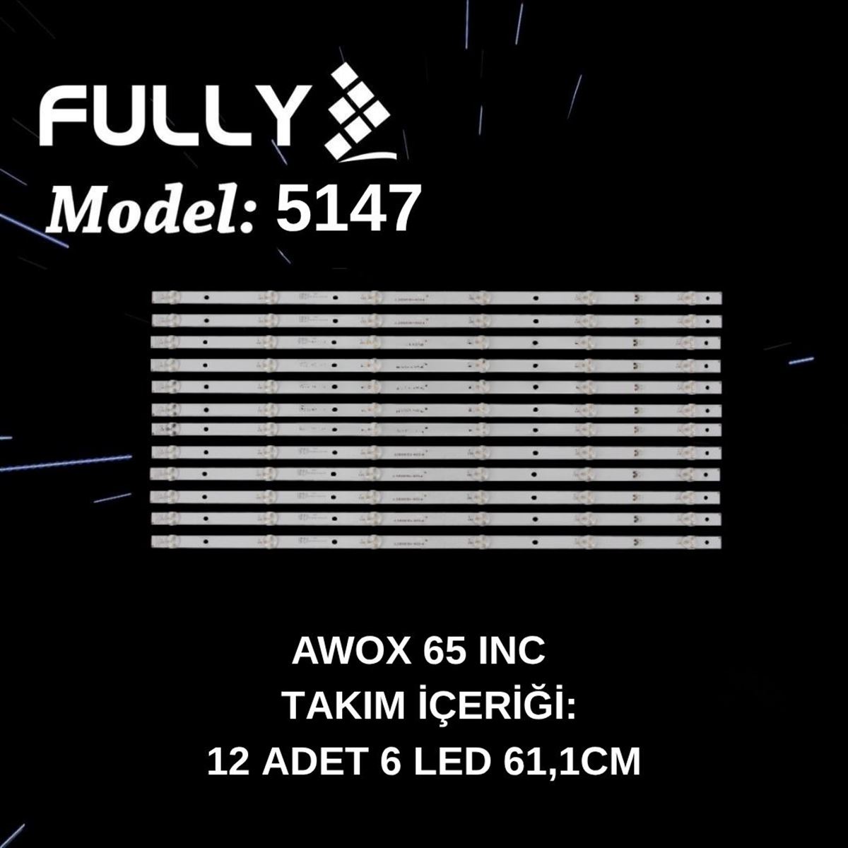 FULLY-SET-5147 AWOX, B206500S, B206500, LED BAR, BACKLIGHT, JL.D65061330-140GS-M_V03, AWOX, B206500S,JL.D65061330-140GS-M_V03 1