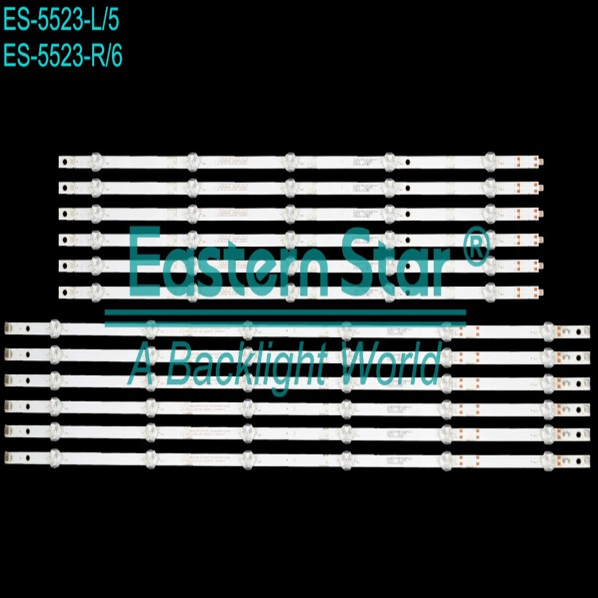 FULLY-SET-5523 SAMSUNG 65 INC UE65AU7022,UE65AU7020 TV LED BAR 1