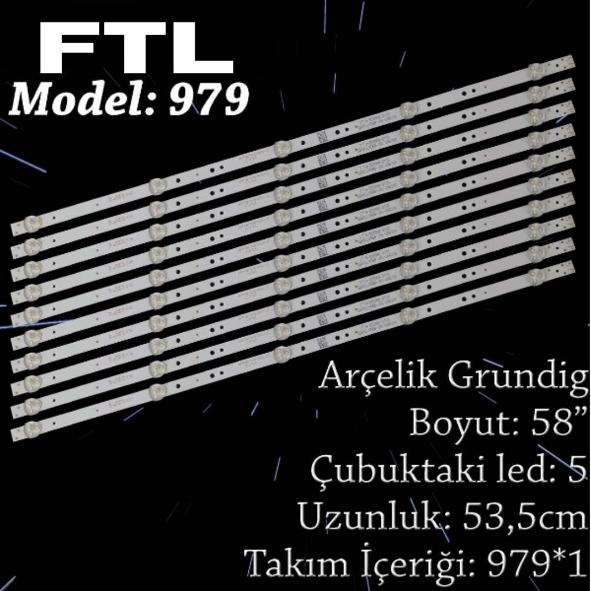FTL SET-979 ARÇELİK 58 INC 10  ADET (SET) TV LED BAR 1