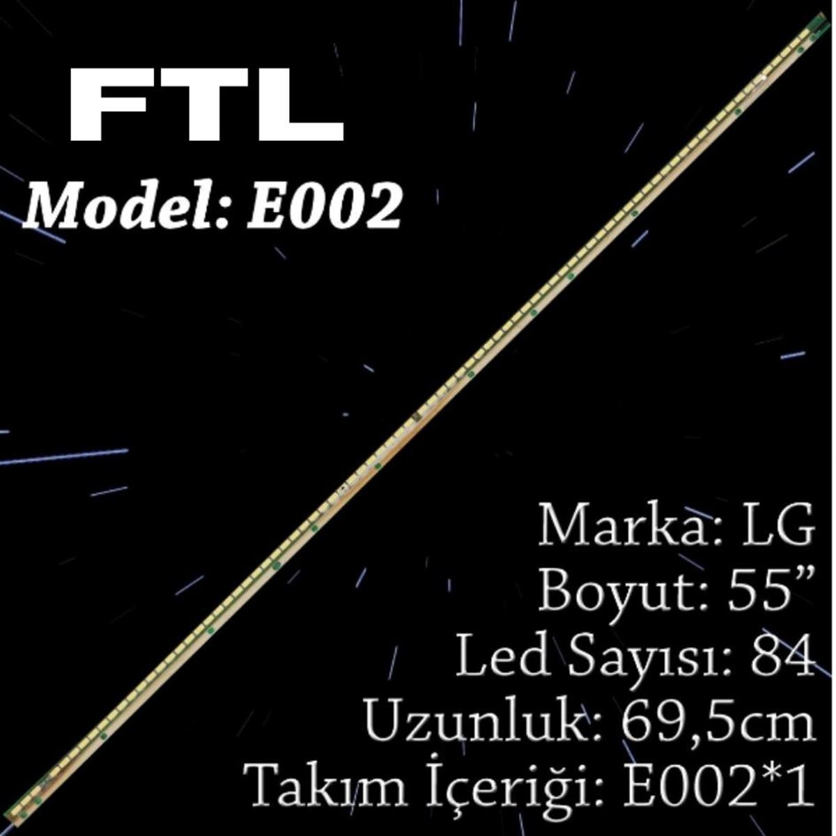 FTL SET-ELED-002 LG 55 INC 1  ADET (SET) TV LED BAR 1