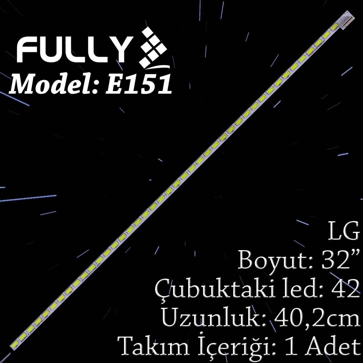 FULLY SET-ELED-151 LG 32 INC 1  ADET (SET) TV LED BAR 1