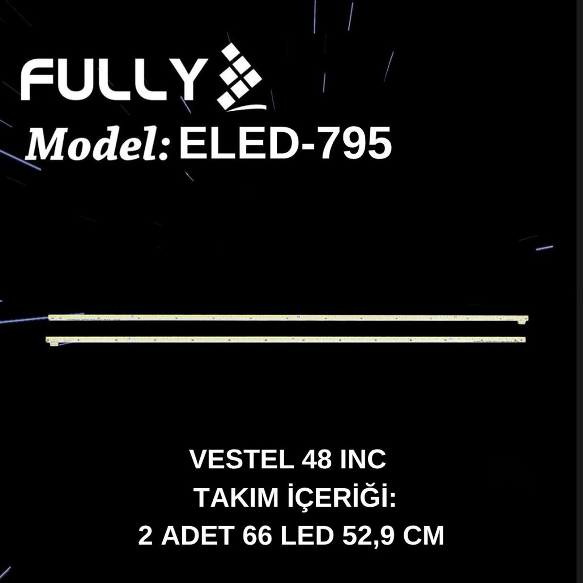 FULLY-ELED-795  VESTEL, 48UA9300, 48R6080U, 48UA9350, 48UHL950, 48UA8900, 48FB7500, 17ELB48ULR4 TV LED BAR 1