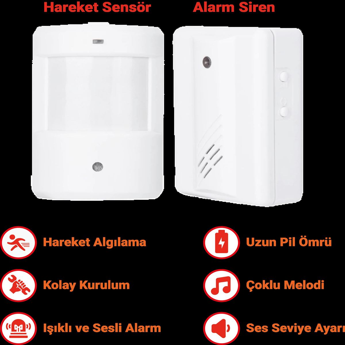 Prolly PSA584 Kablosuz Güvenlik Alarm Seti 1