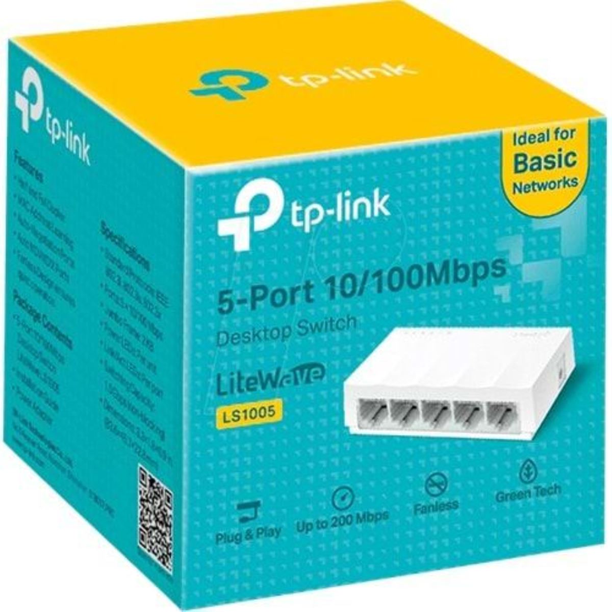 TP-Lınk LS1005 5 Port 10/100 Desktop Switch 1