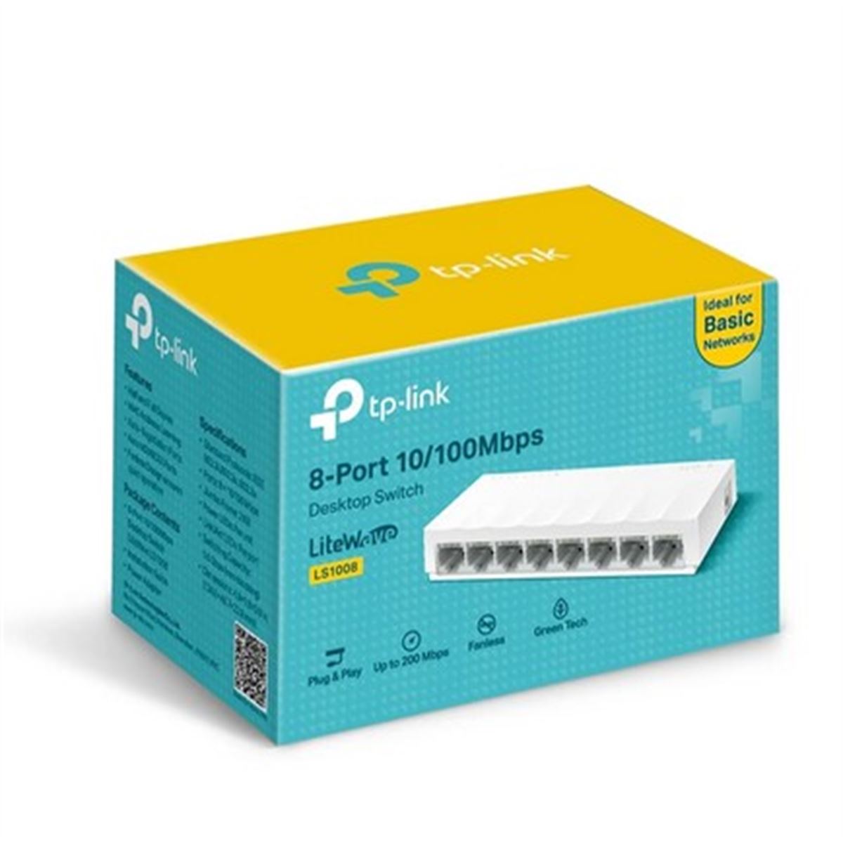 TP-Lınk LS1008 8 Port 10/100 Desktop Switch 1