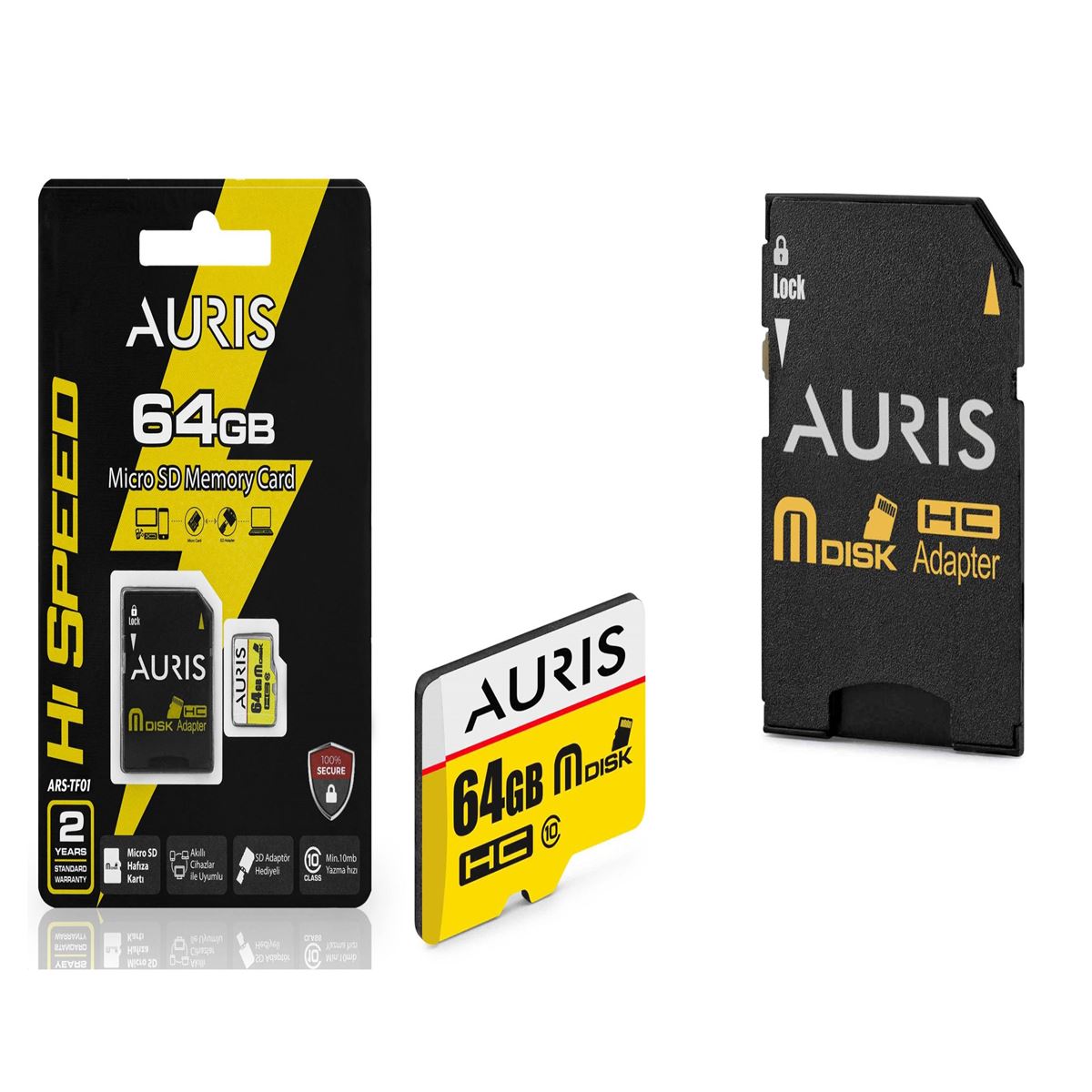 Aurıs-64GB Microcd Hafıza Kartı 1