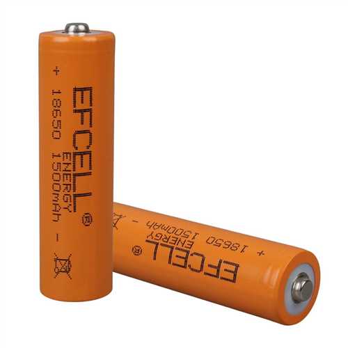 Efcell 18650 1500mah Başlıklı Pil