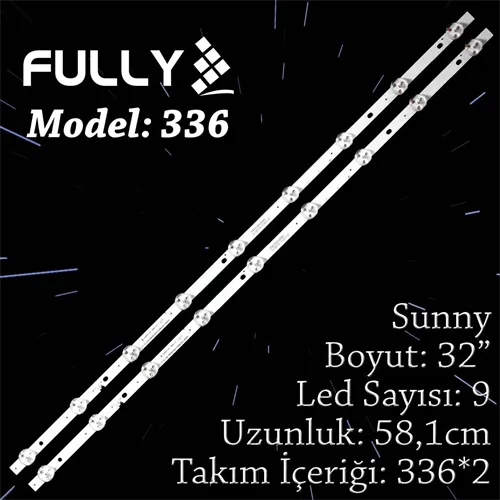 FTL 336 SUNNY 32 INC 2 ADET (SET) TV LED BAR