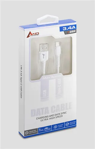 AND-A262 3.4A TYPE-C USB CABLE
