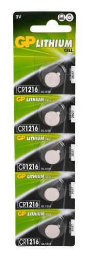 Gp Cr1216 3V 5'Li Blister Paket Lityum Pil