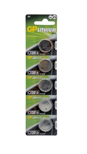 Gp Cr2016 3V 5'Li Blister Paket Lityum Pil