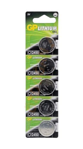 Gp Cr2450 3V 5'Li Blister Paket Lityum Pil