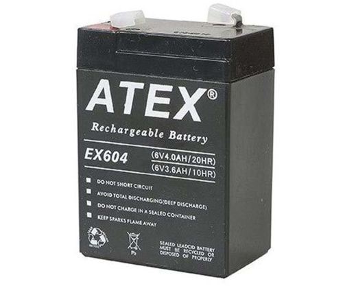 Atex 6V 4A Kuru Akü