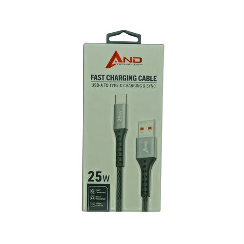 AND-A254 25W TYPE-C USB KABLO