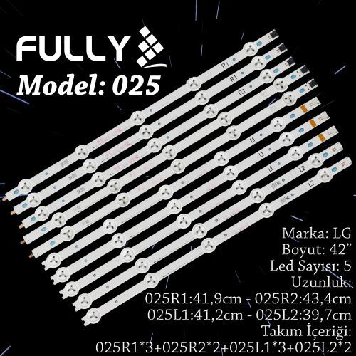 FULLY SET-025 LG 42 INC (SET) TV LED BAR